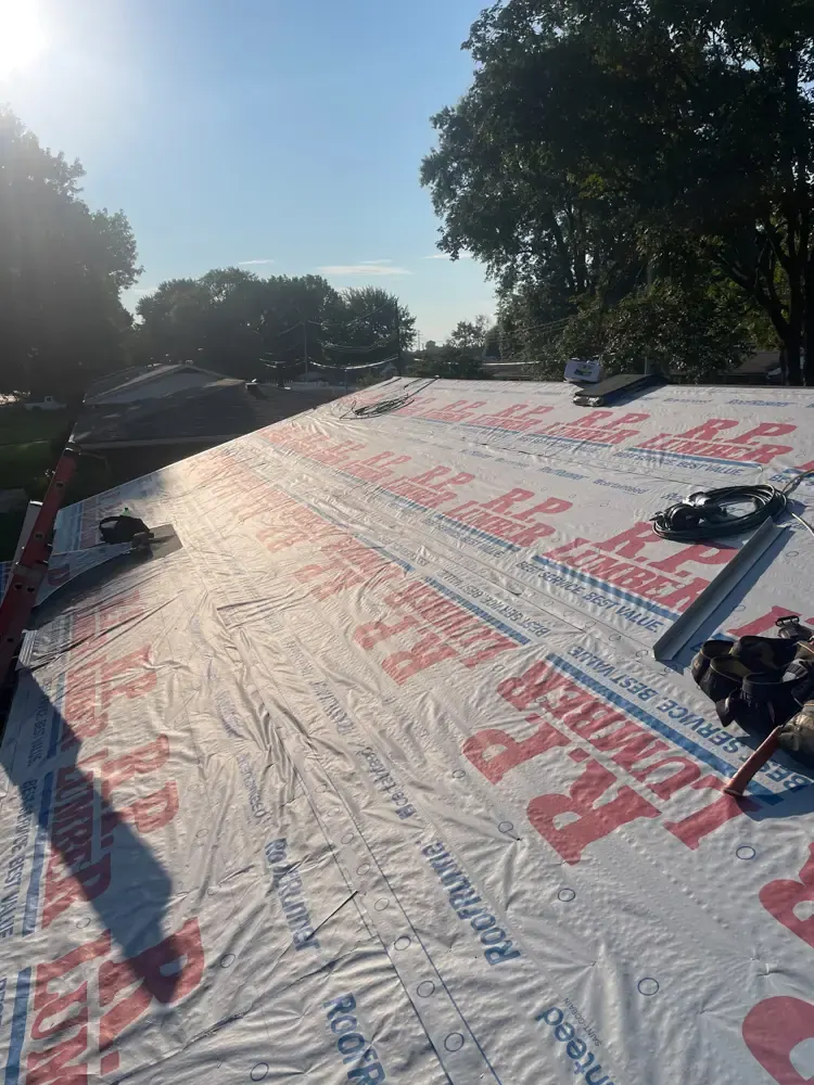 Residential roof project