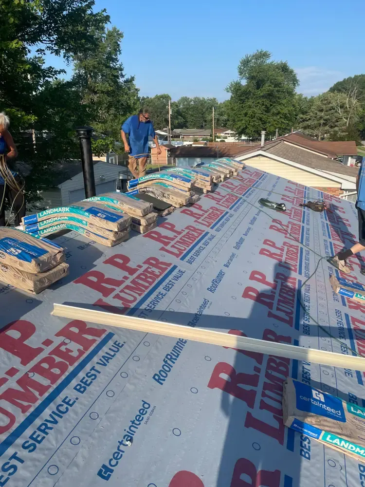 Residential roof project