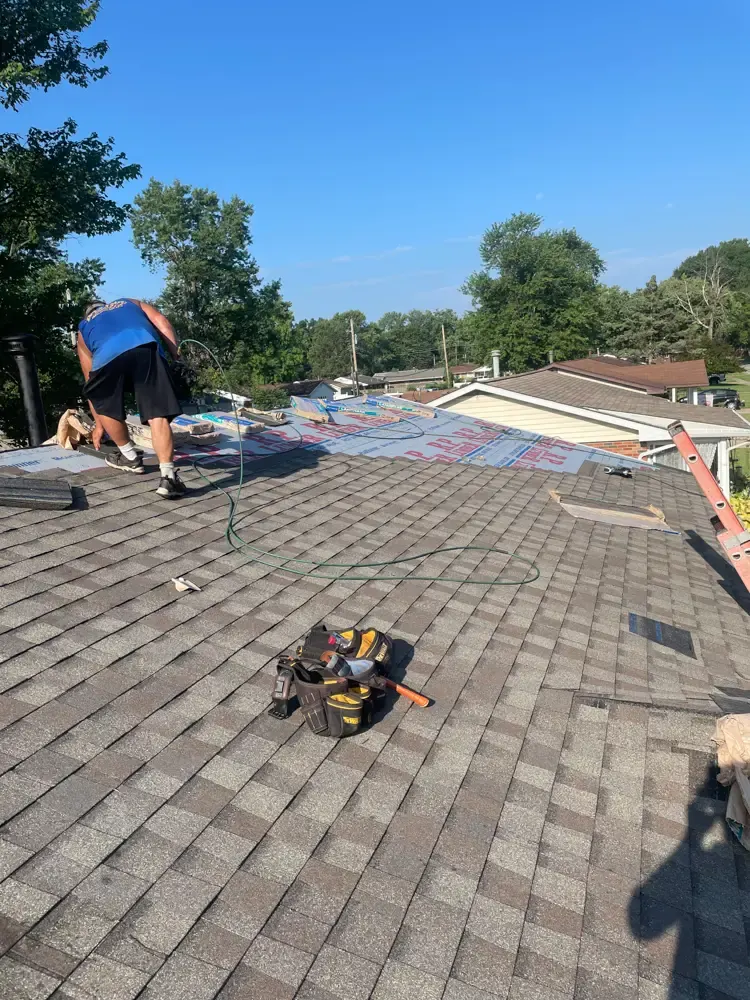 Residential roof project